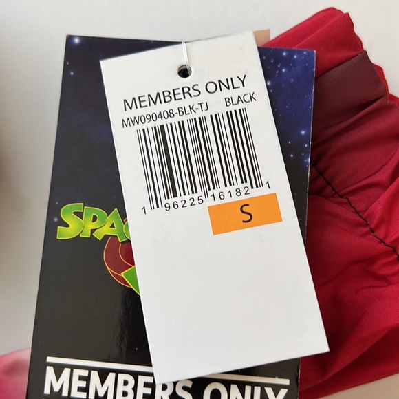 NWT🧥  Members Only x Daffy Duck "Tune Squad" Black Windbreaker Jacket SZ-S - Picture 11 of 16